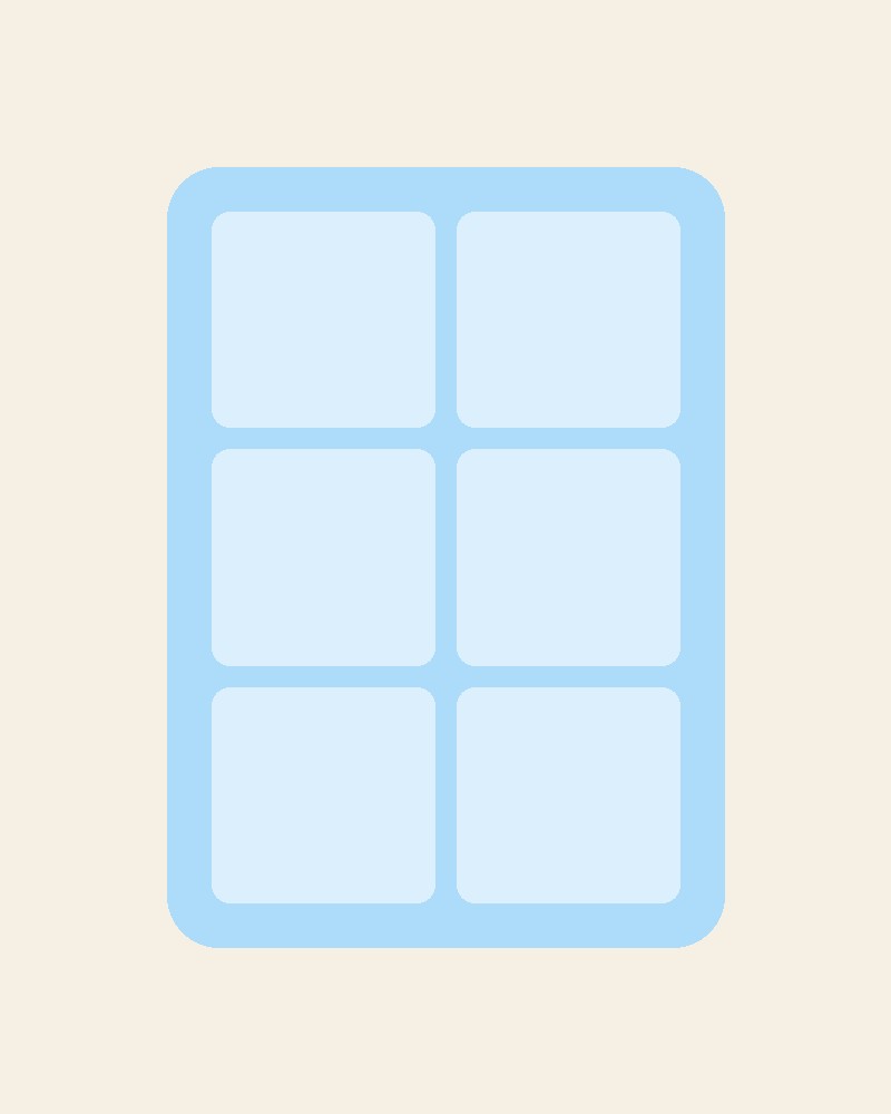 Ice Cube Tray XXL · Ice Blue (illustration)
